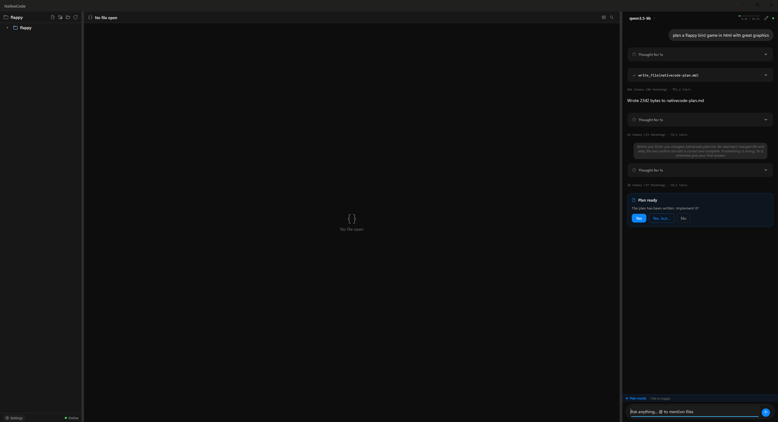 NativeCode for Windows screenshot